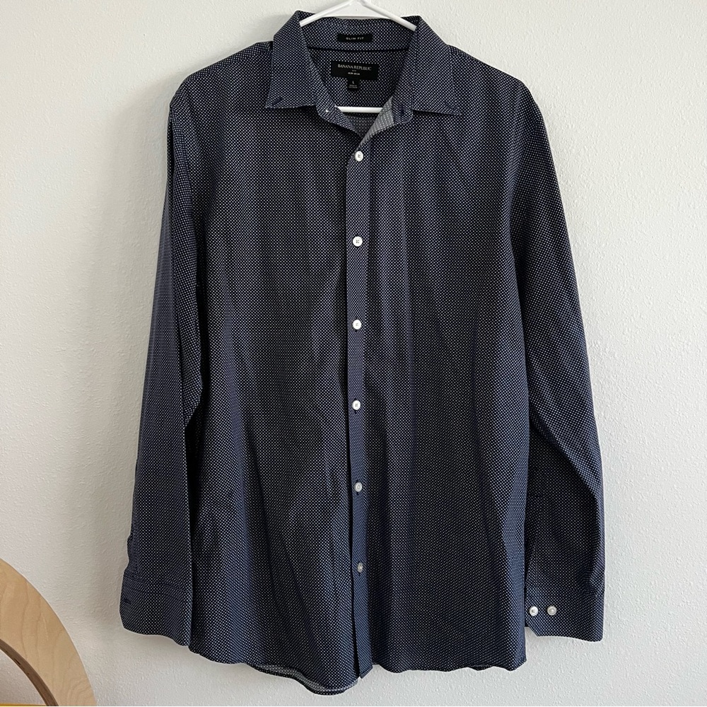 Men’s Banana Republic Button Down Size L Slim Fit